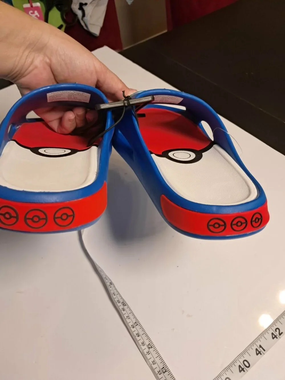Ground Up Pokémon Boys Slides Pikachu Size 6